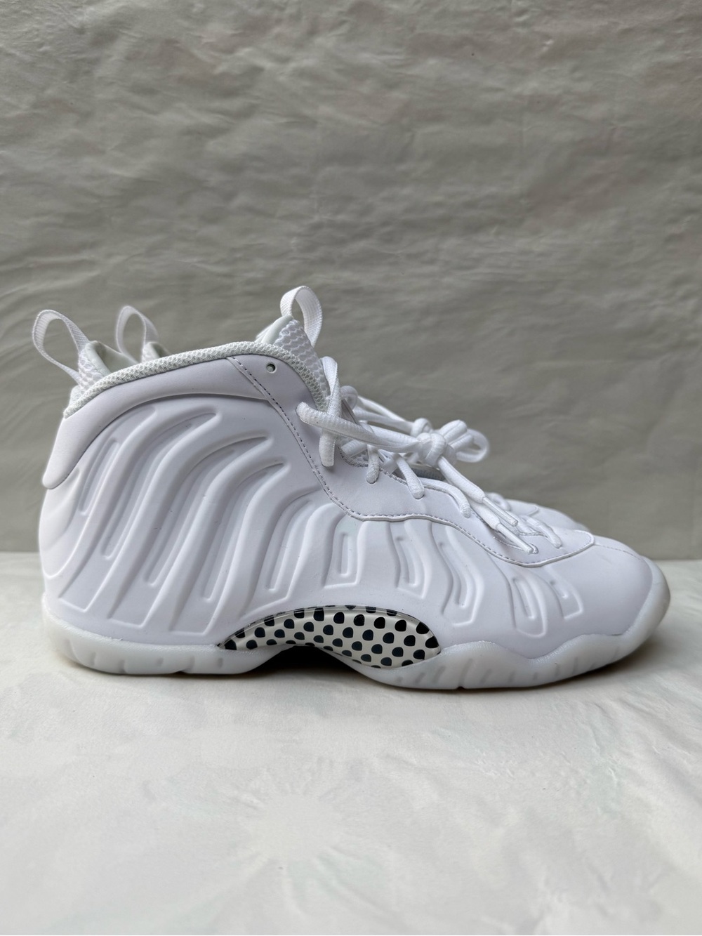Nike - Kid’s Little Posite One GS “Triple White” - Size 6Y - NWT